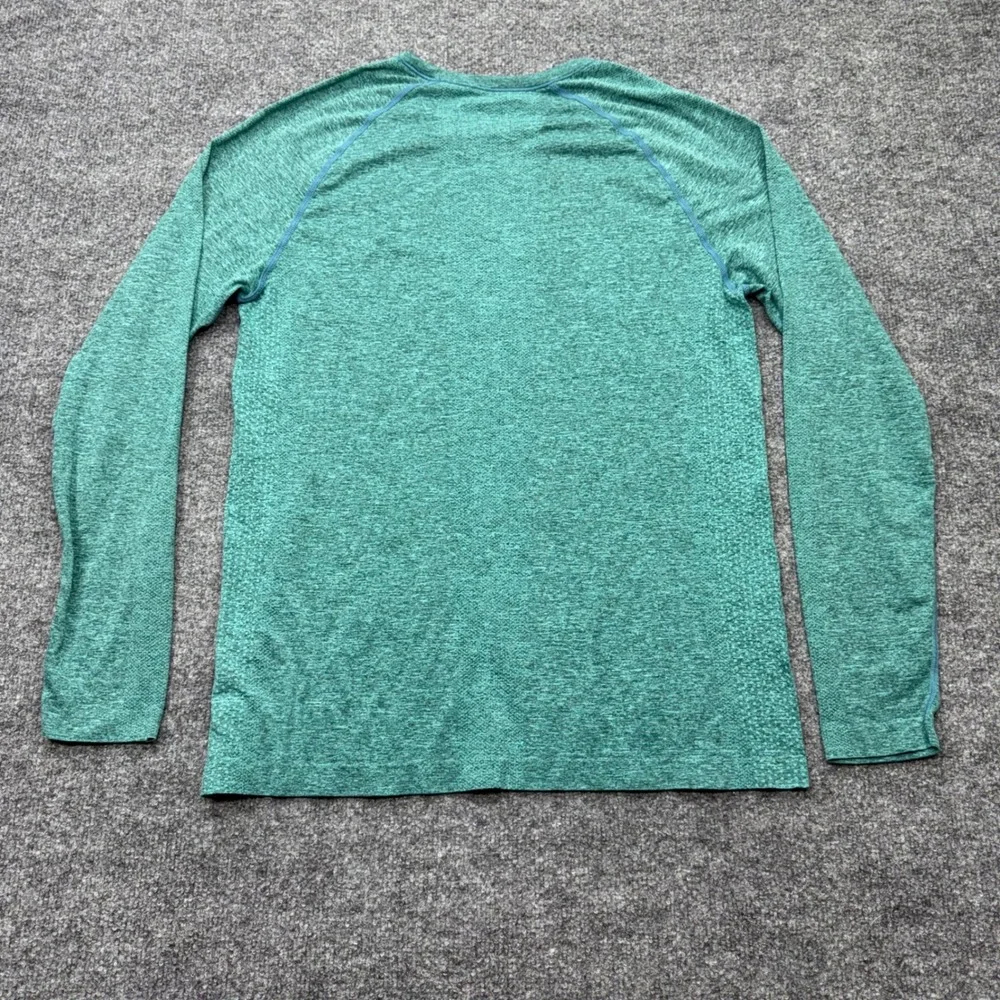 FIGS Seamless Long Sleeve Underscrub Top Mens Medium Green Heathered M18KW1002